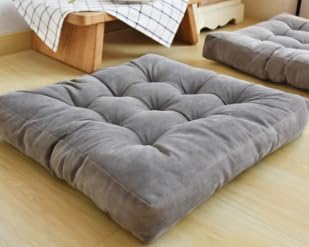 Chair Pads Square Seat Pads Bolster Cushion Seat Car Seat Sofa 50x50cm Thick Floor Cushion