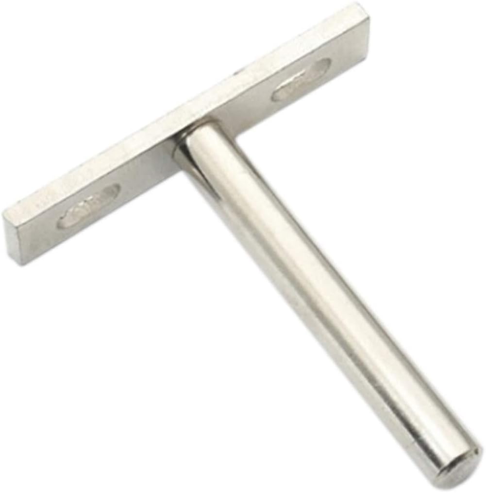 Furniture Accessories T-Shaped Hidden Single-Layer partition Bracket Metal Plating Book Shelf Storage Rack Fixed Support Frame