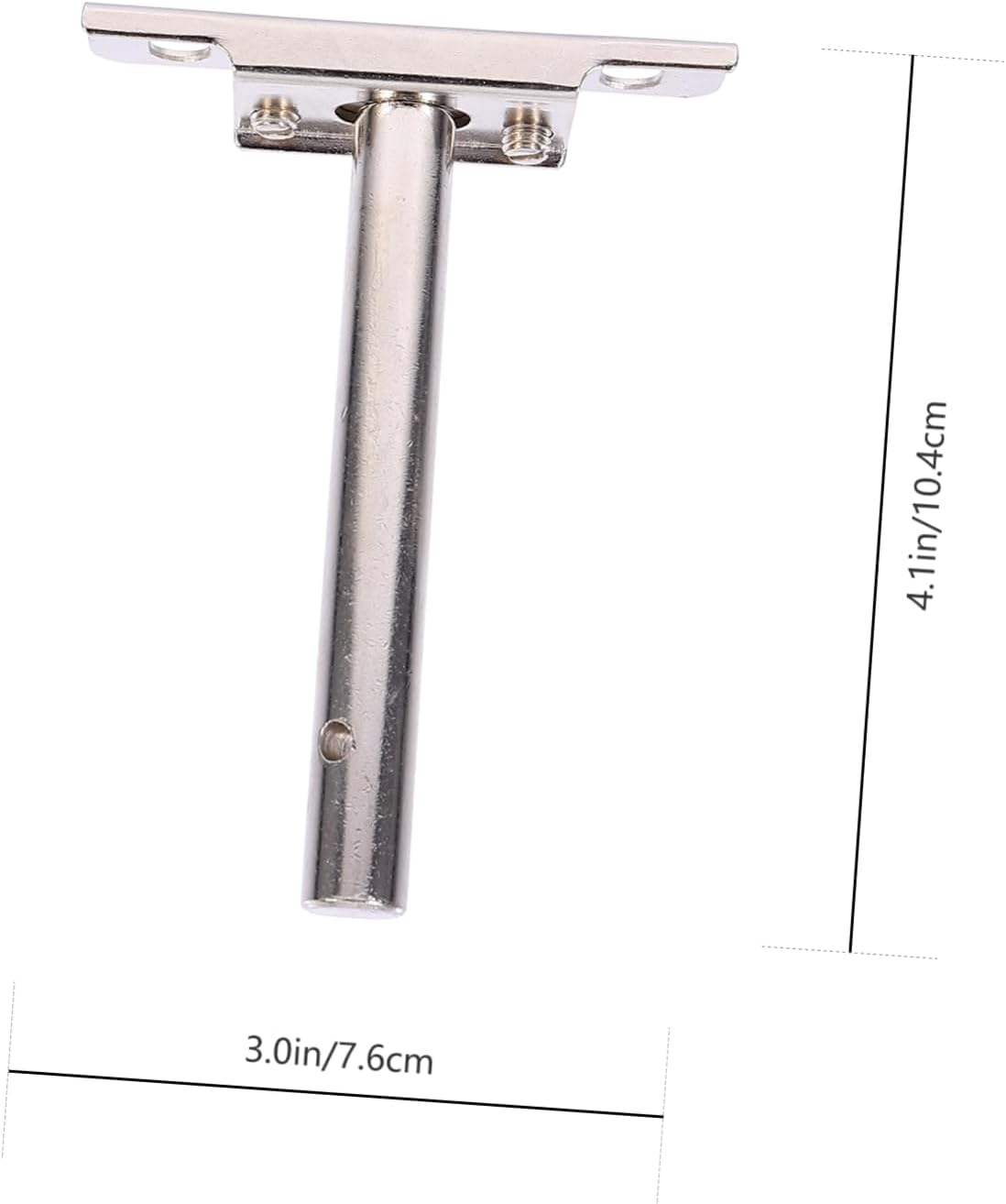 4 Sets Concealed Blind Shelf Bracket Round Wall Mount Support with Screws Hidden Floating Storage Brackets for Furniture Shelves