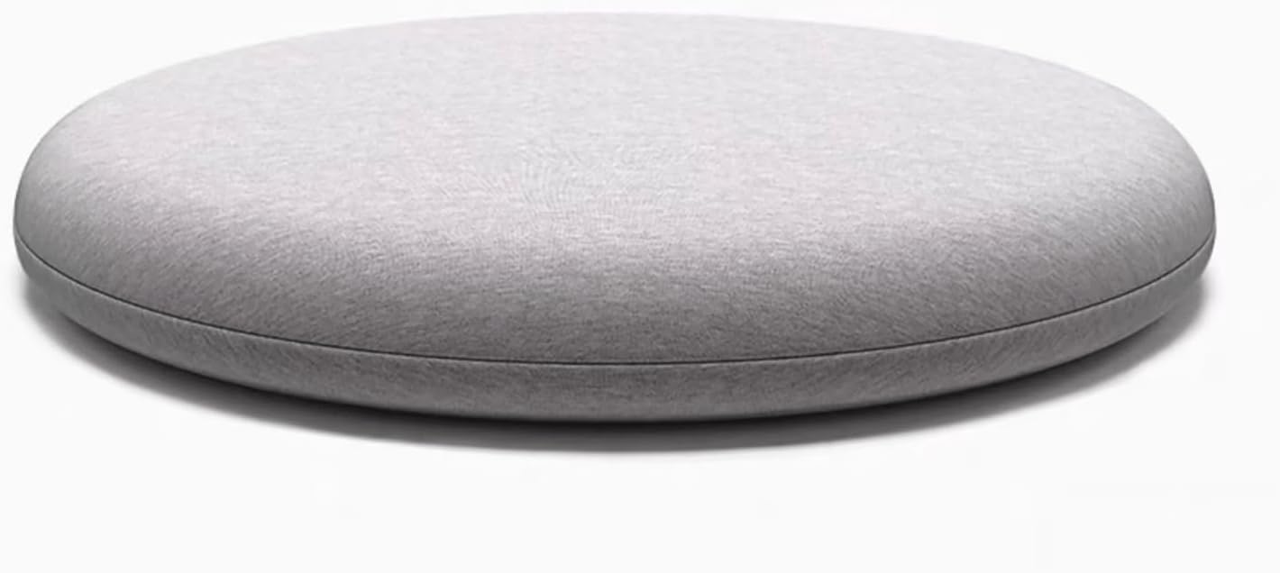 Round Memory Foam Chair Pad,Anti-Slip Soft Bar Stool Cushion,Japanese Tatami Floor Seat Cushion,Chair Cushion with Removable Cover(Size:60x60x6cm(24x24x2inch),Color:Pink)