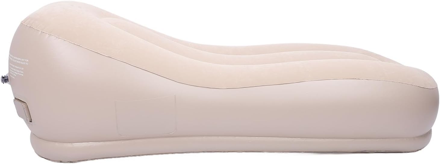 Self Inflating Sofa Fast Inflation Ergonomic Skin Friendly Portable Blow Up Sofa Chair for Camping Home Use 68.9x29.5x19.7in