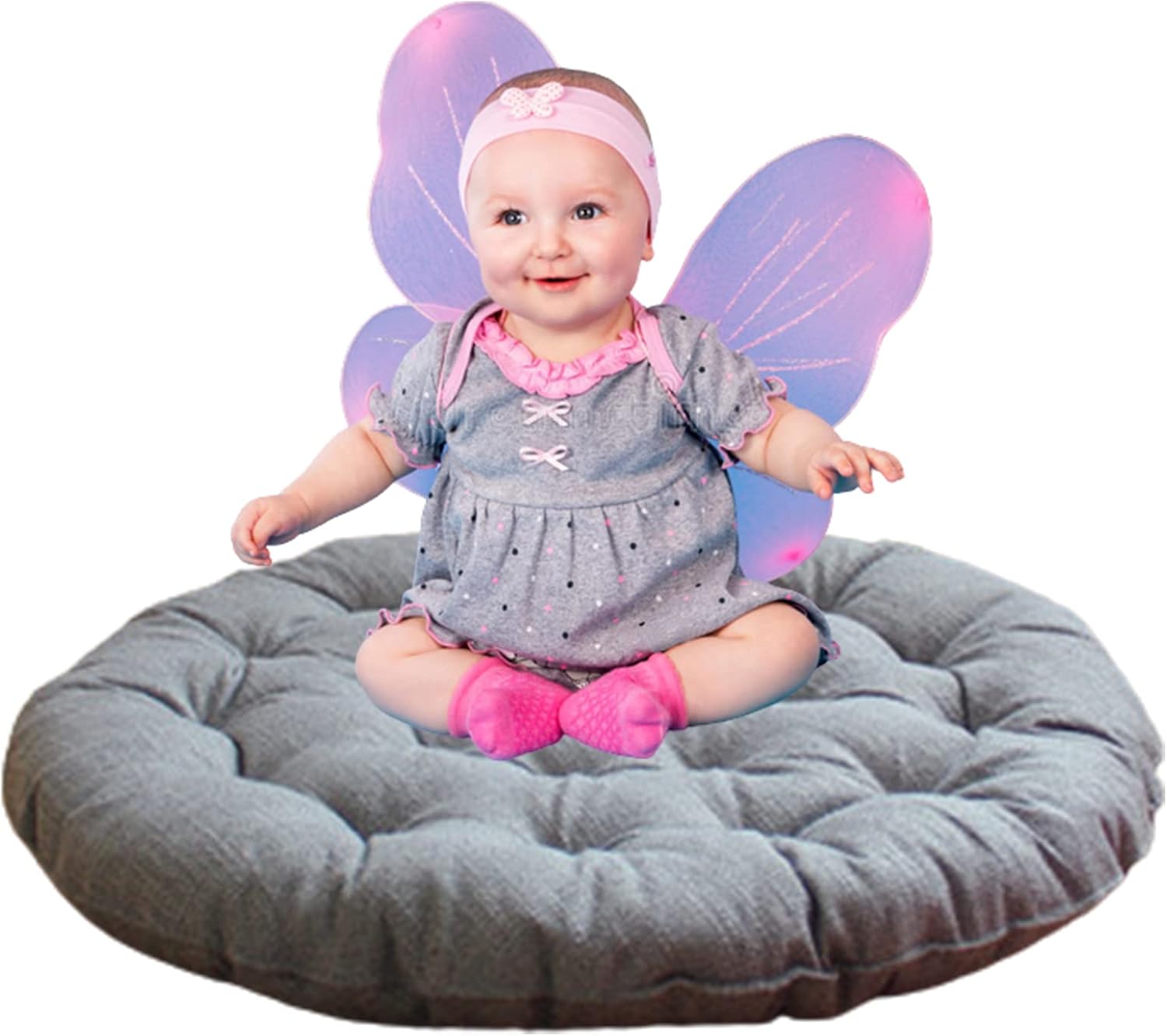 Seat Cushion Japanese Round Futon,Linen Floor Pillow,Thicken Tufted Cotton Seat Cushion,Solid Color Floor Cushion,Yoga Meditation Cushion Balcony (Pink 40cm/16in)