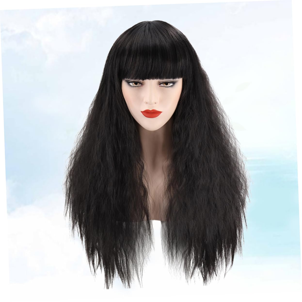 Easy Wash Curly Hair Wig Women Wig for Daily Use Party Cosplay Wedding