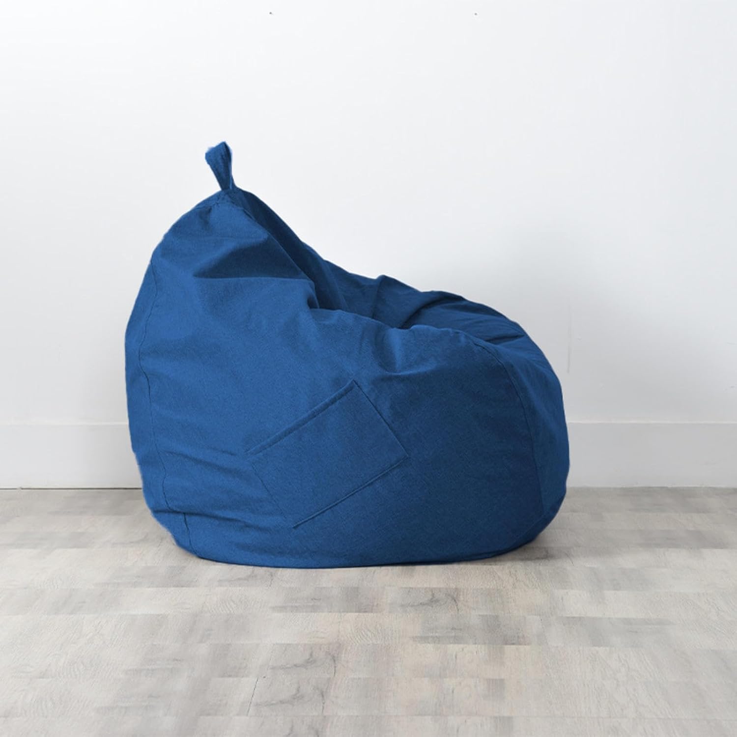 PopieL Cotton and Linen Bean Bag Cover Without Filler, Plush Toy, Clothes Storage Organizer Cover, Seat Floor Chair Sofa Cover for Indoor and Outdoor,for Adult Kids,D-70x80cm