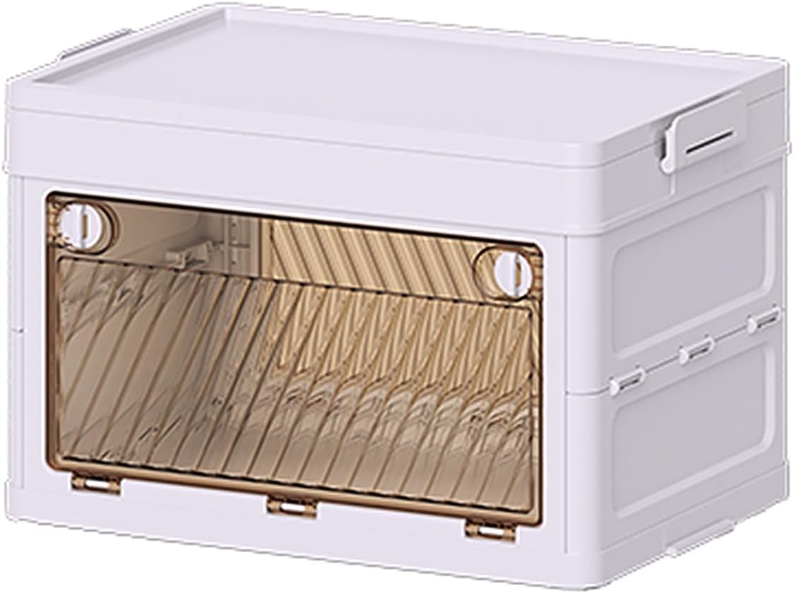 Portable Wardrobe Closet with Magnet Doors Wardrobe for Clothes Storage Folding Armoire with Organizing Cubes