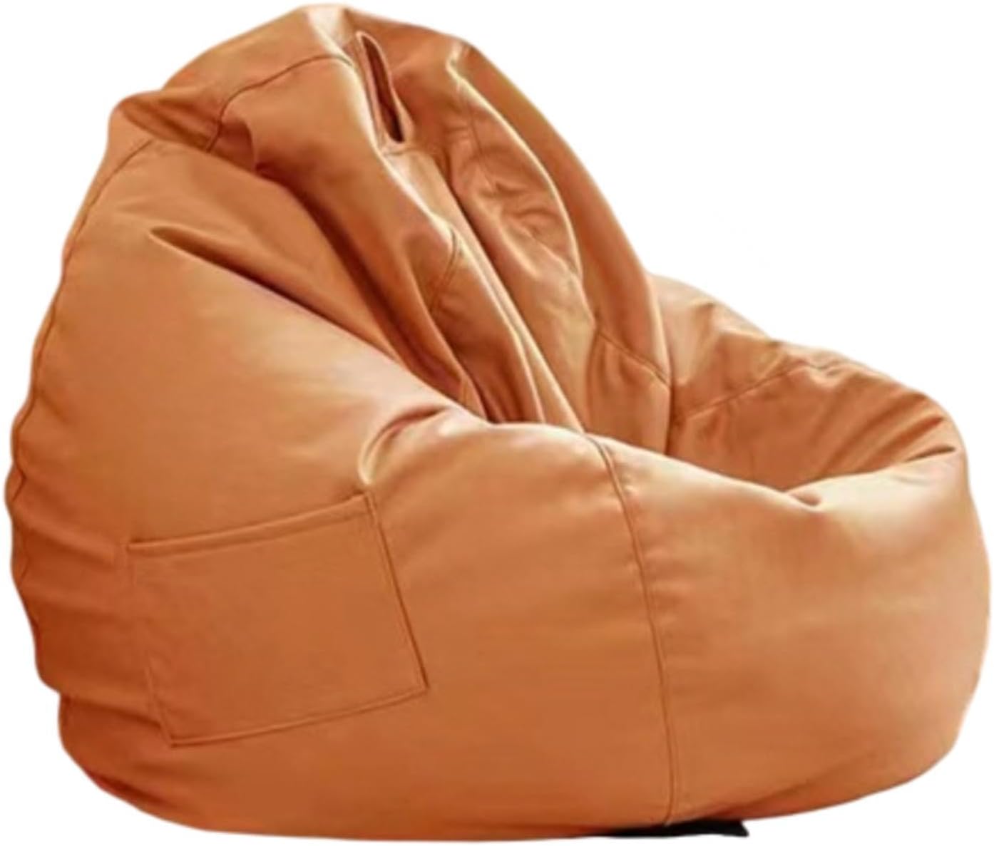 NIBHZ Indoor Bean Bag, Puff, Relaxing Chair, Seat Cushion, Floor Cushion, Bean Bag (Without Filling),orange-90X100cm