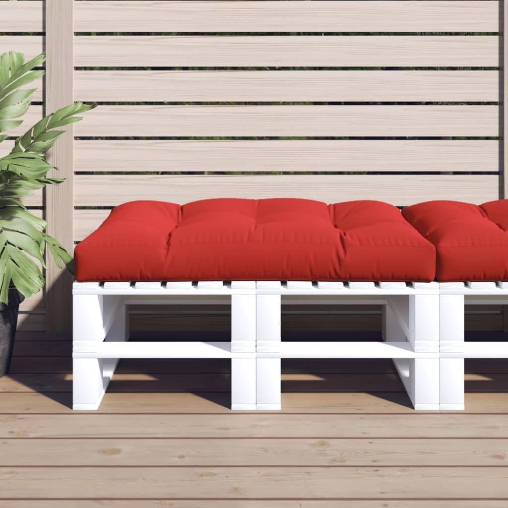 Pallet Cushion Grey, Floor Pillow for Seating, Large Square Meditation Cushion for Room, Picnic & Seat, Décor, 23.6 x 23.6 x 4.7 in