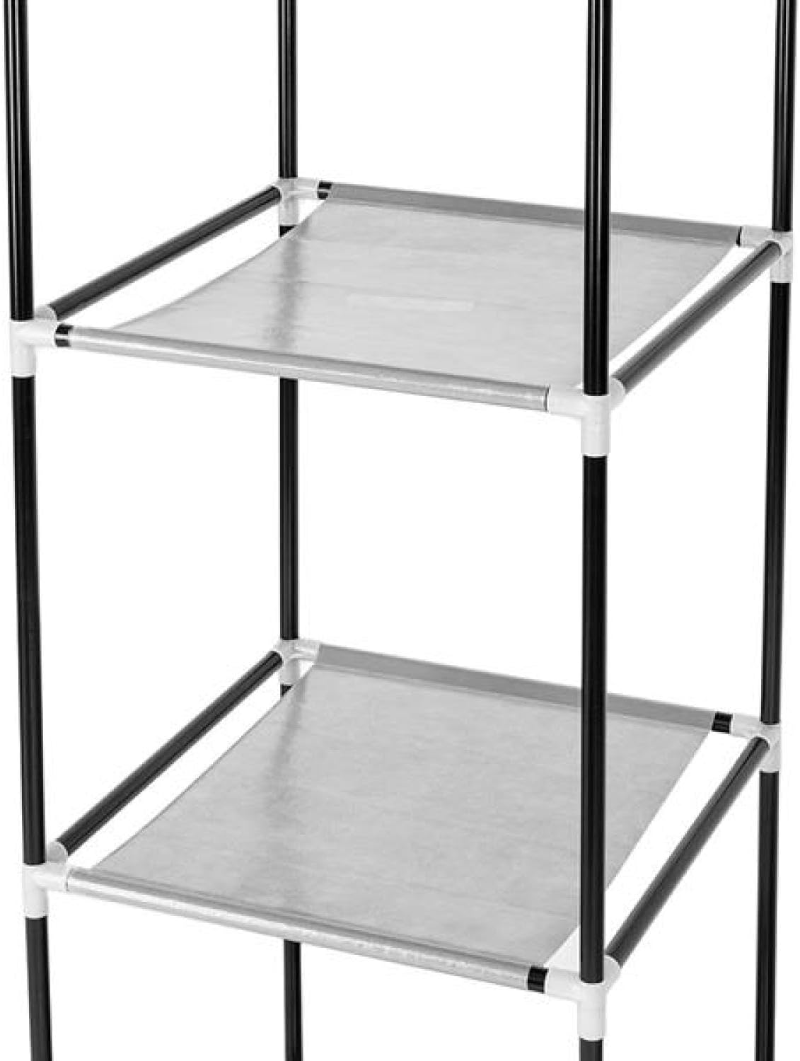 69" Space-Saving Non-Woven Fabric Wardrobe – Easy-Clean, Sturdy Storage for Home Clutter & Seasonal Clothes Ideal for Apartment Living & Modern Organization