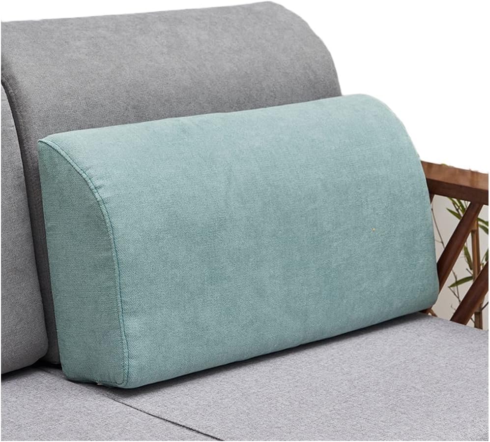 The Sofa Cushion Supports Customized Sponge Thickened Fabric backrest Sofa Cushion, Durable Sofa backrest for Home, Office (Color : Green, Size : 60X30X17cm)