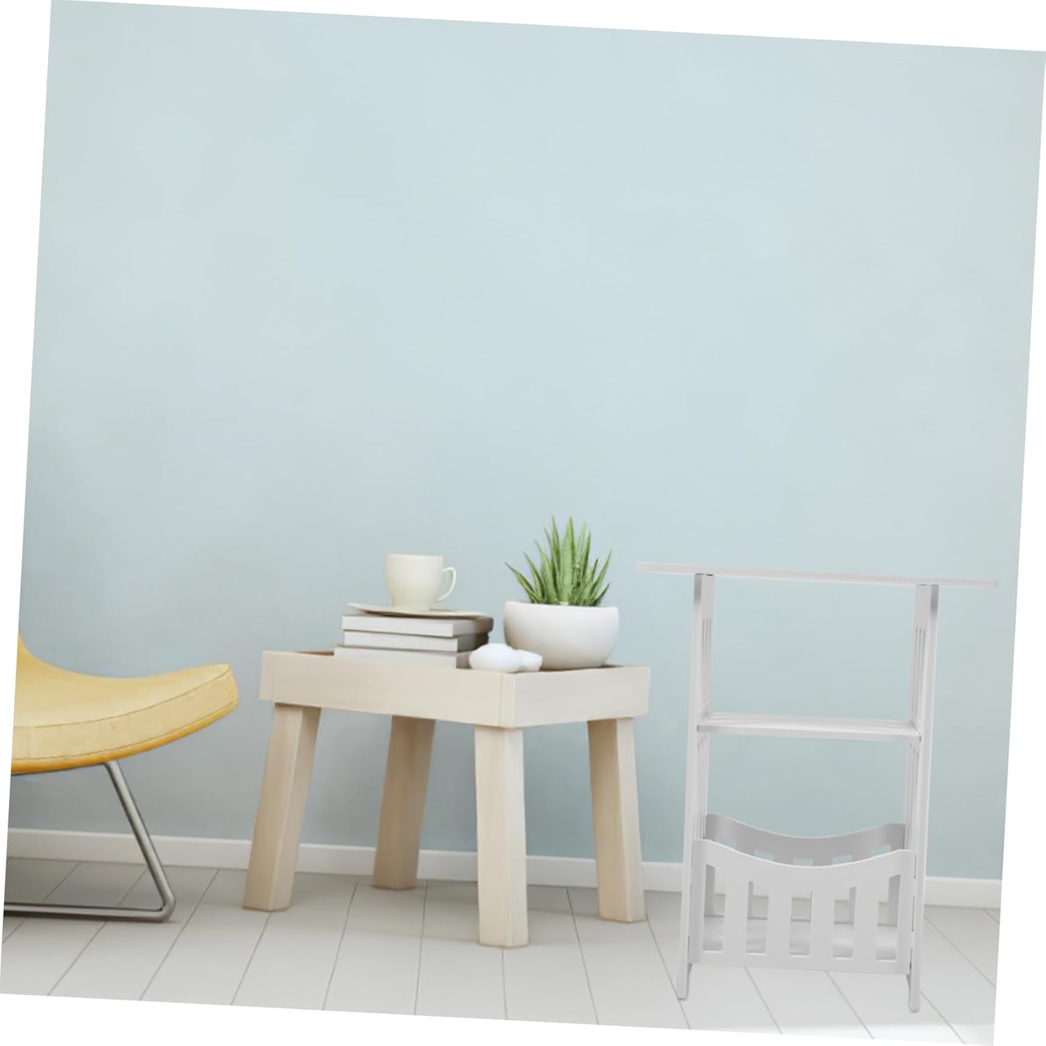 MAGICLULU Mini Bedside Table for Bedroom Modern Sofa Side Table Storage Shelf Easy Assembly Nightstand for Small Spaces Home Decor Furniture