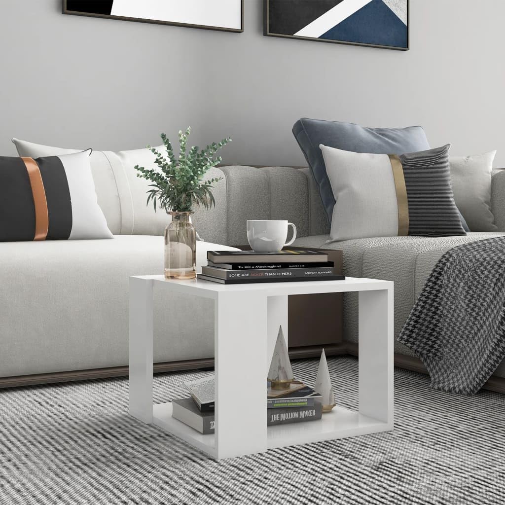 Small Table Center Table for Living Room Living Room Furniture Coffee Table Sonoma Oak 15.7"x15.7"x11.8" Engineered Wood for Study Room Office Hotel Balcony