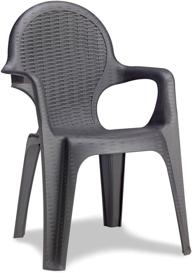 SAB347 Armchair Braided Anthracite