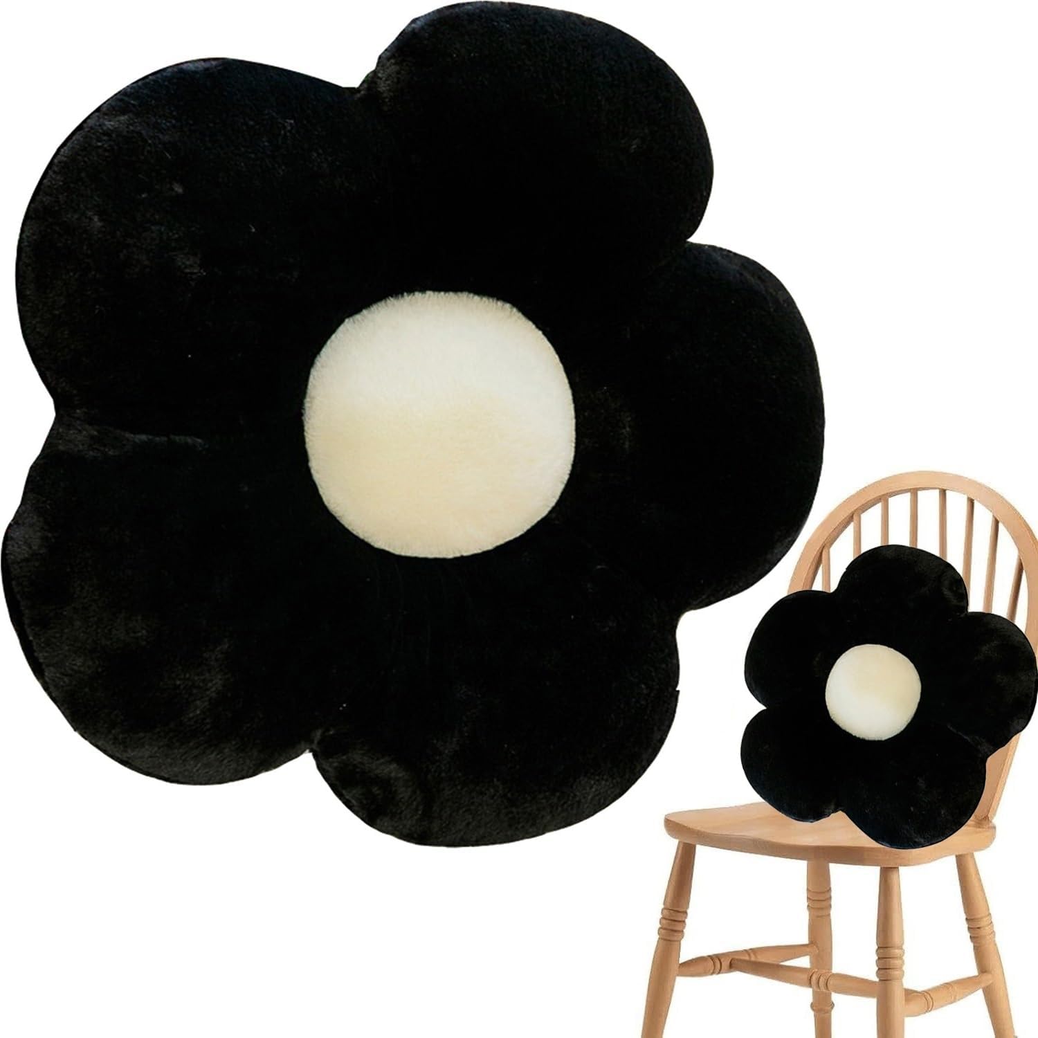 Flower Floor Cushion 2/4/6PCS Chair Cushion Plush Pillow Seat Cushion Daisy Flower Shaped Plush Comfortable Sofa Chair for Home Sofa Bed Decoration(10,4pcs:50cm/20in)