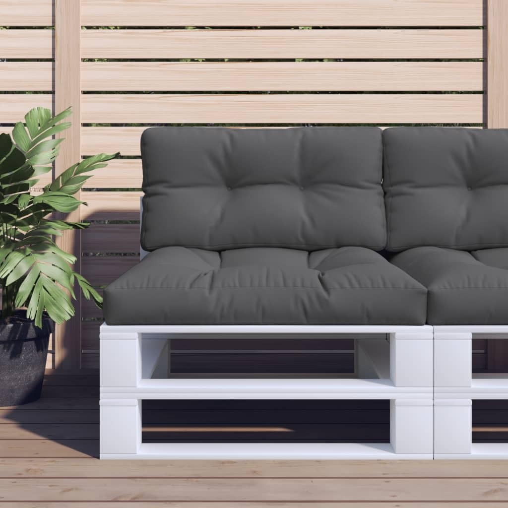 Pallet Cushion Cream Polyester for Floor, Chair, Meditation, Living Room, Seating, and Picnic - 19.7 x 15.7 x 4.7 in