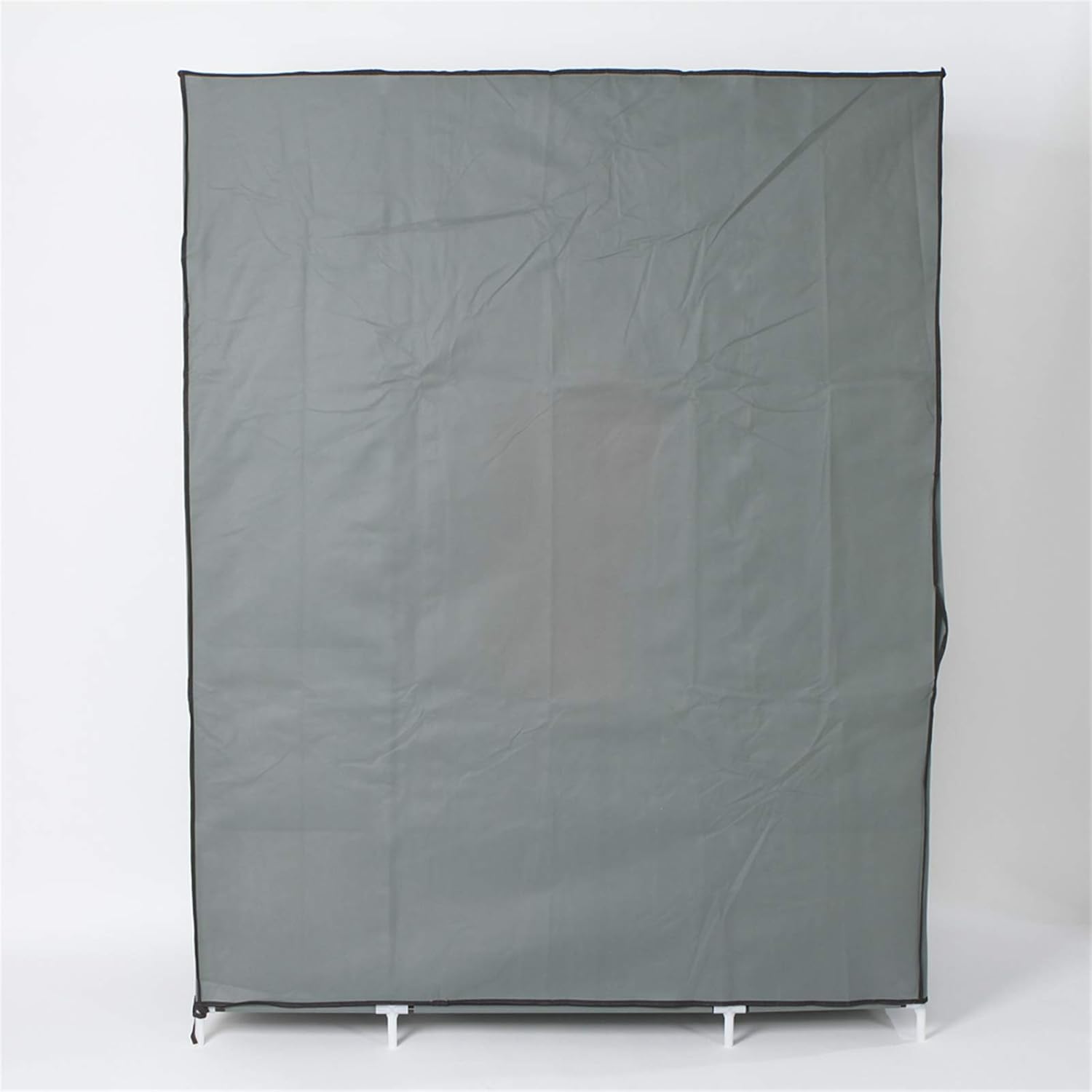 5-Layer 12-Compartment Non-Woven Fabric Wardrobe Portable Closet Gray (133x46x170cm)