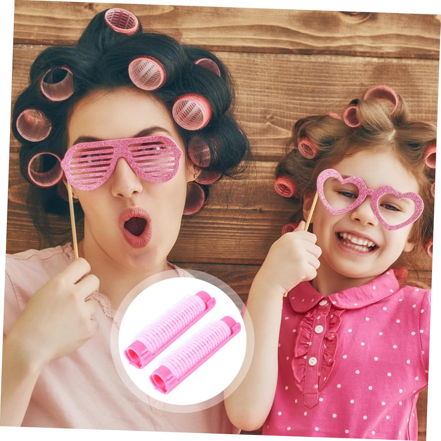 20pcs Hot Hair Rollers Diy Wavy Hair Curlers No Heat Rollers Clip Portable