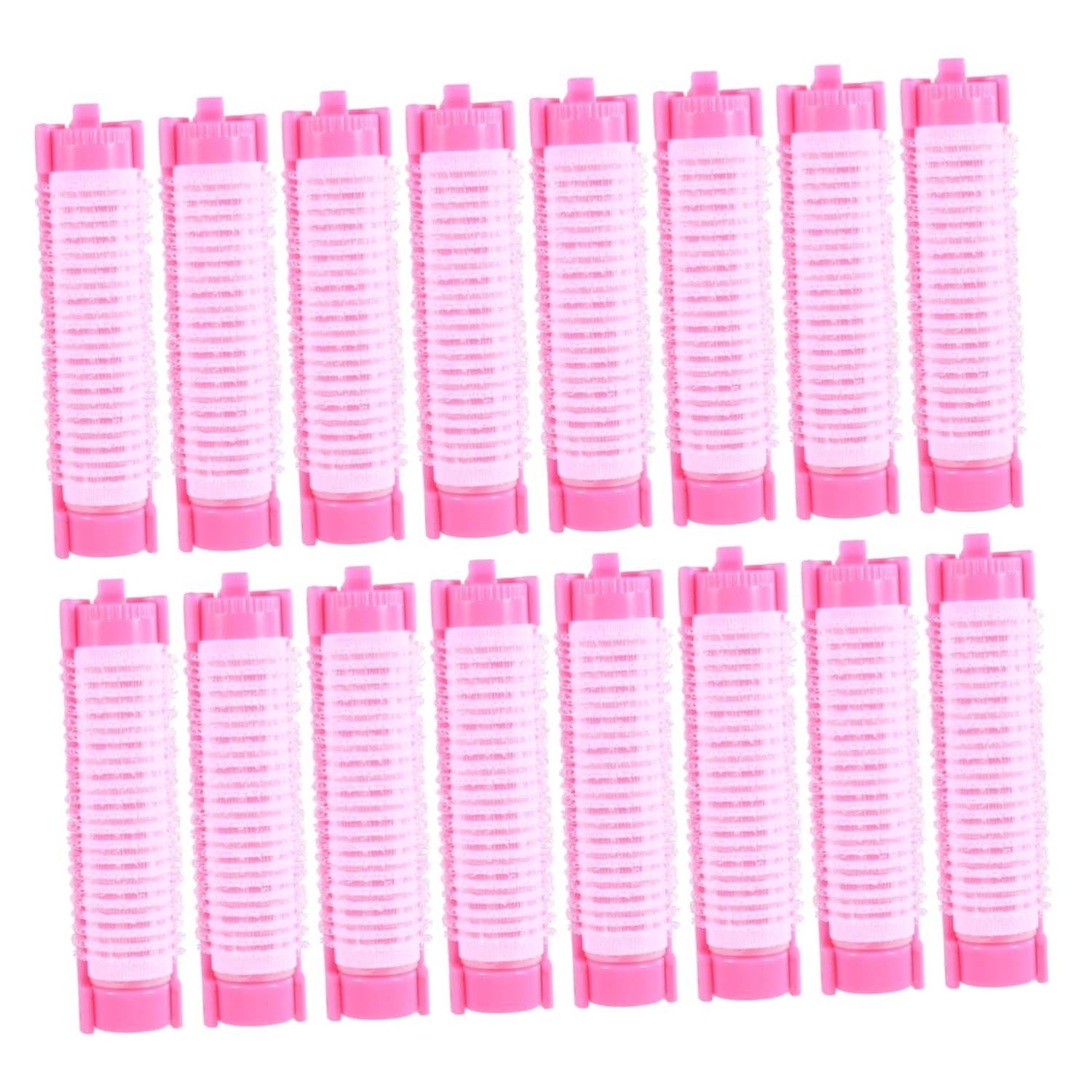 20pcs Hot Hair Rollers Diy Wavy Hair Curlers No Heat Rollers Clip Portable