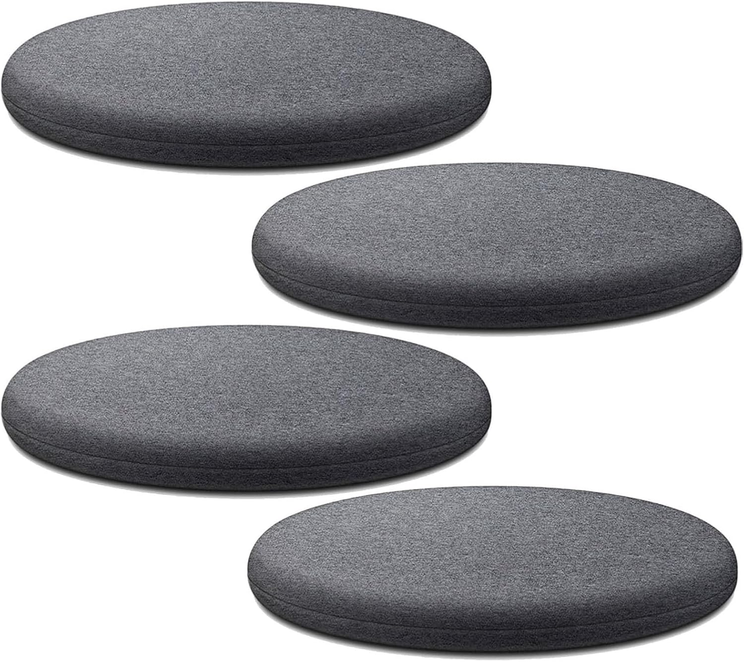 Round Outdoor Chair Cushions Memory Foam Chair Pad Seat Cushion Meditation Cushion Floor Pillow(C,4PCS-30CM/12IN)