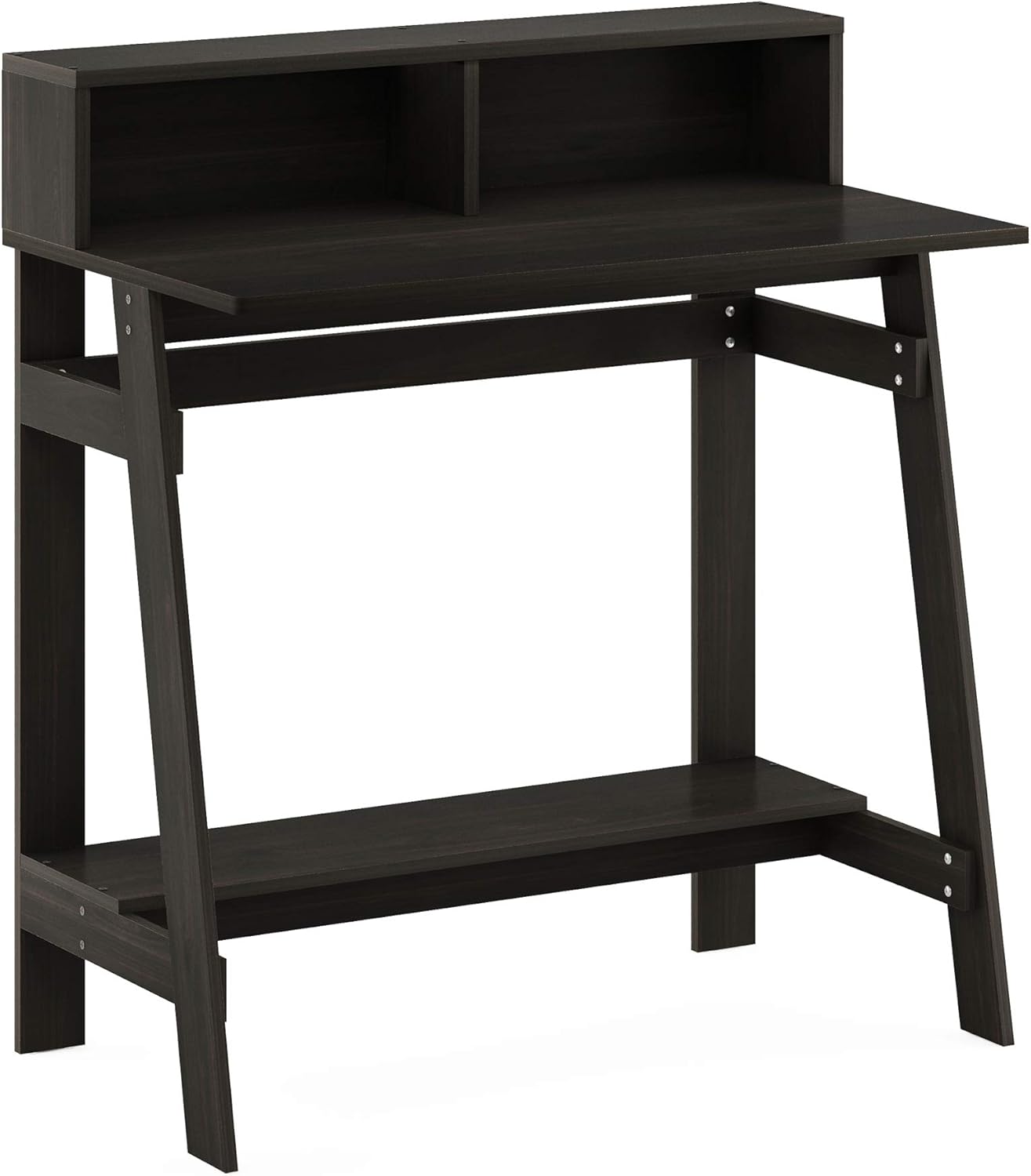 Furinno Simplistic A Frame Computer Desk, Black/French Oak Grey