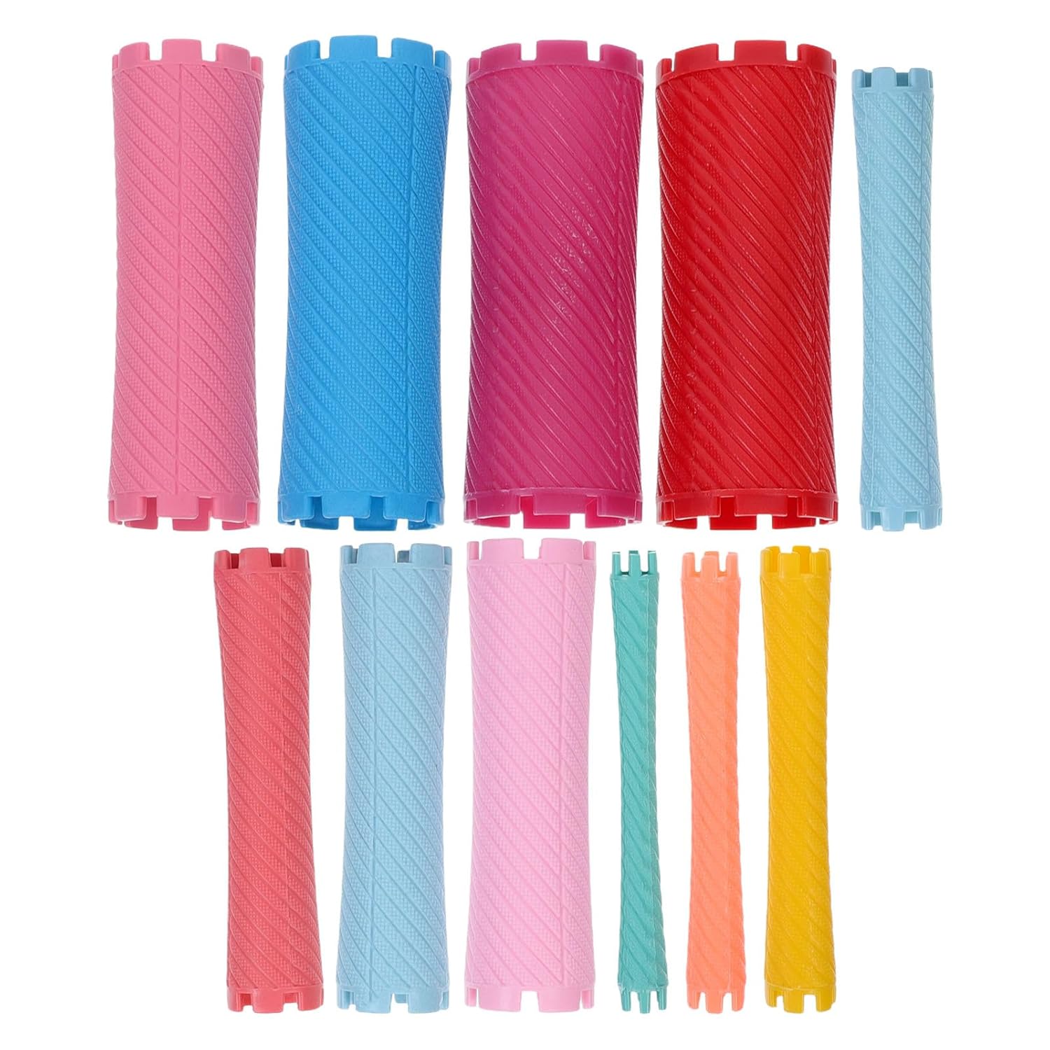 100pcs Perm Stick No Heat Hair Curlers Non Slip Hair Rollers Styling Tool Curly Hot Rollers Curl Sponge Spiral Curlers Perm Tool Accessories For Women