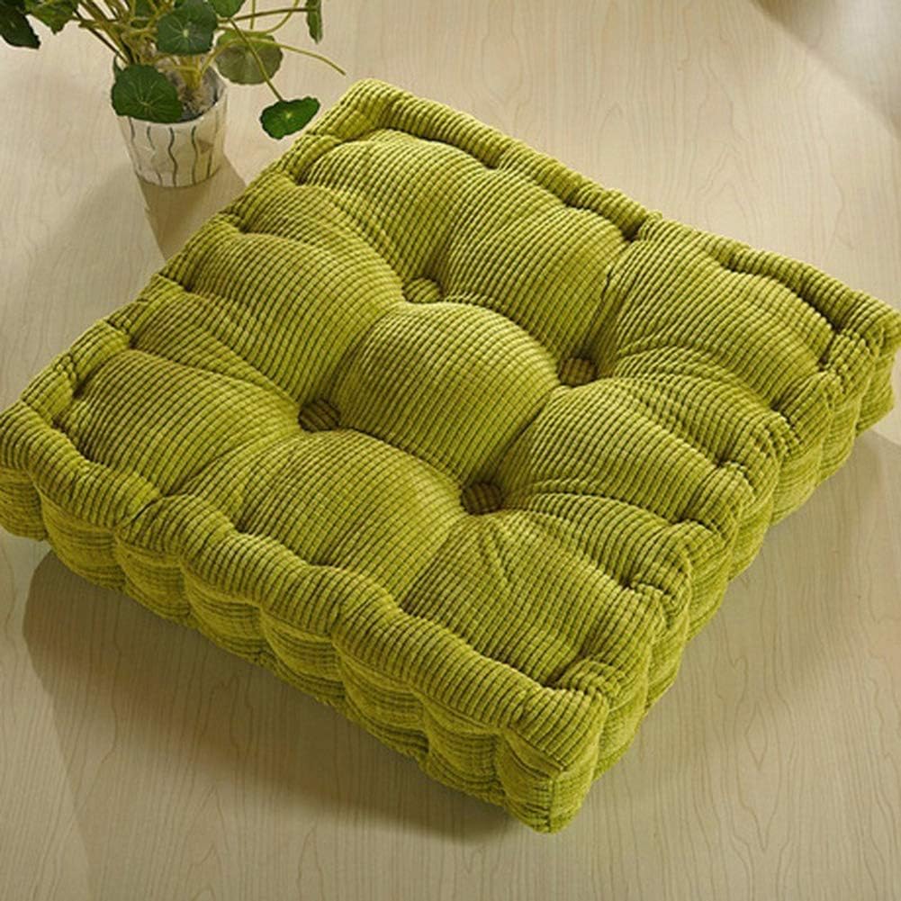 Comfortable Floor Cushion, Thick Padded Seat Pad for Armchair, Garden, and Sofa, Quilted Pearl Cotton Tatami Pillow for Indoor and Outdoor Use