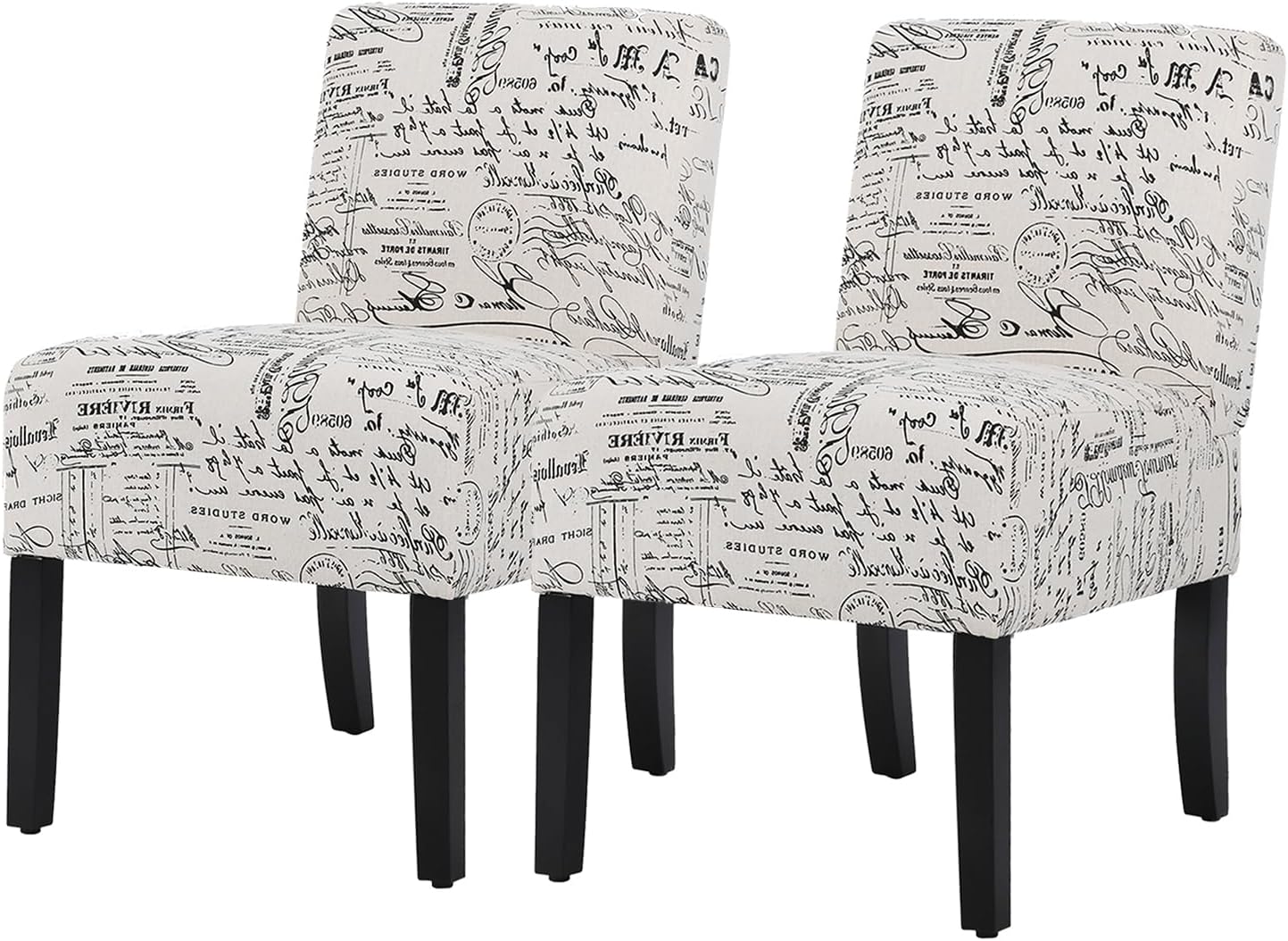 Armless Loveseat Sofa, Modern Fabric Living Room Chairs, Leisure Fabric Furniture-1