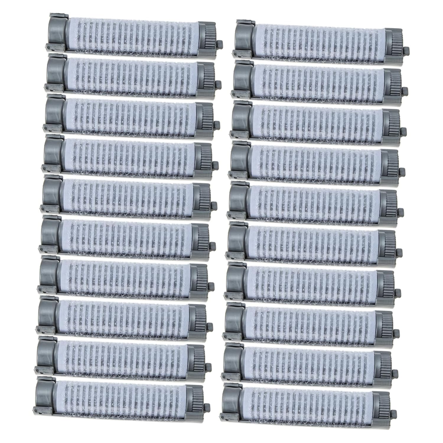 20pcs Perm Bar Self Grip Hair Rollers for Overnight Curls Long Hair Hot Rollers for Perming No Pressure Marks