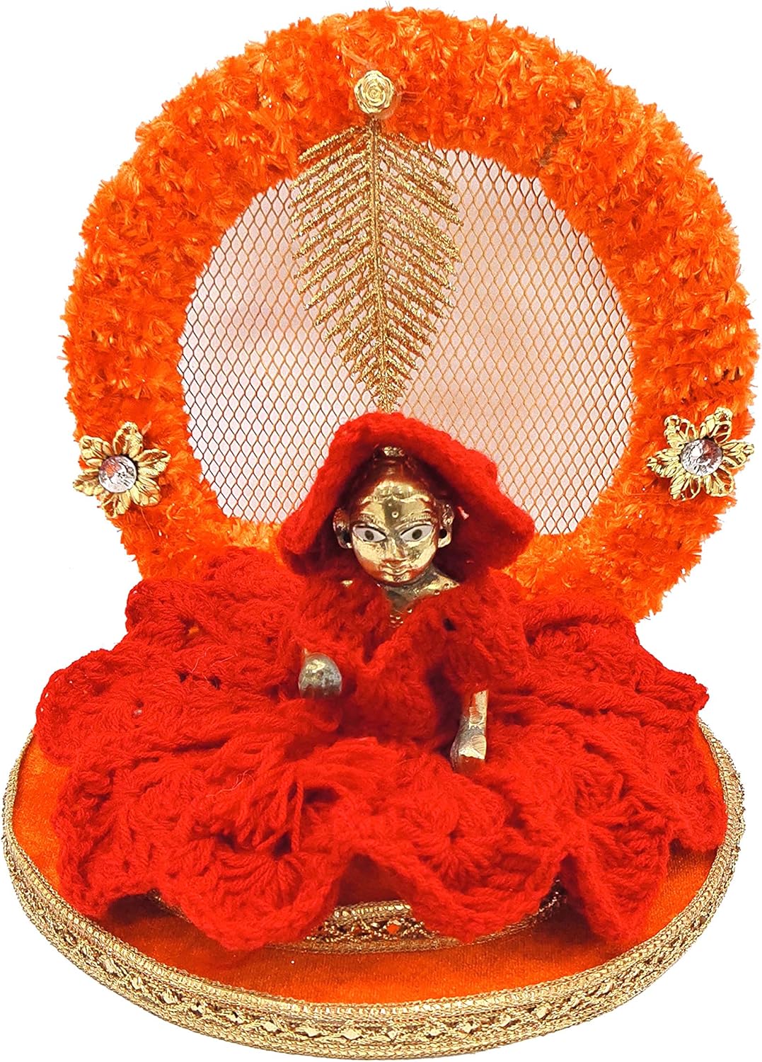 Laddu Gopal ji Asan Sofa Bed Bister kanha ji|Sofa for Laddu Gopal Kanhan Ji (Yellow) / Ladoo Gopal Bethak Sofa/Ladoo Gopal Bed