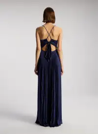 Aries Satin Pleated Dress(Riviera,00)