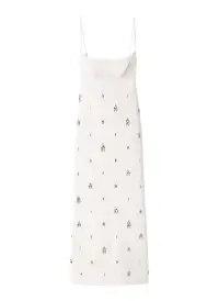 Alana Embellished Midi Dress(White,00)