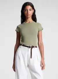 Avery Cotton Rib Baby Tee