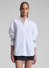 Calvin Embellished Sleeve Shirt