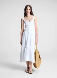 Lilah II Cotton Midi Dress