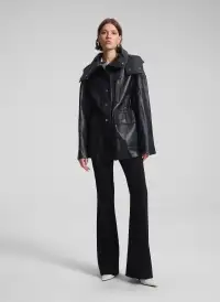 Nolan Leather Coat