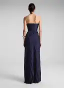 Bianca Strapless Pleated Maxi Dress(Riviera,00)