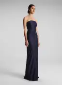 Bianca Strapless Pleated Maxi Dress(Riviera,00)