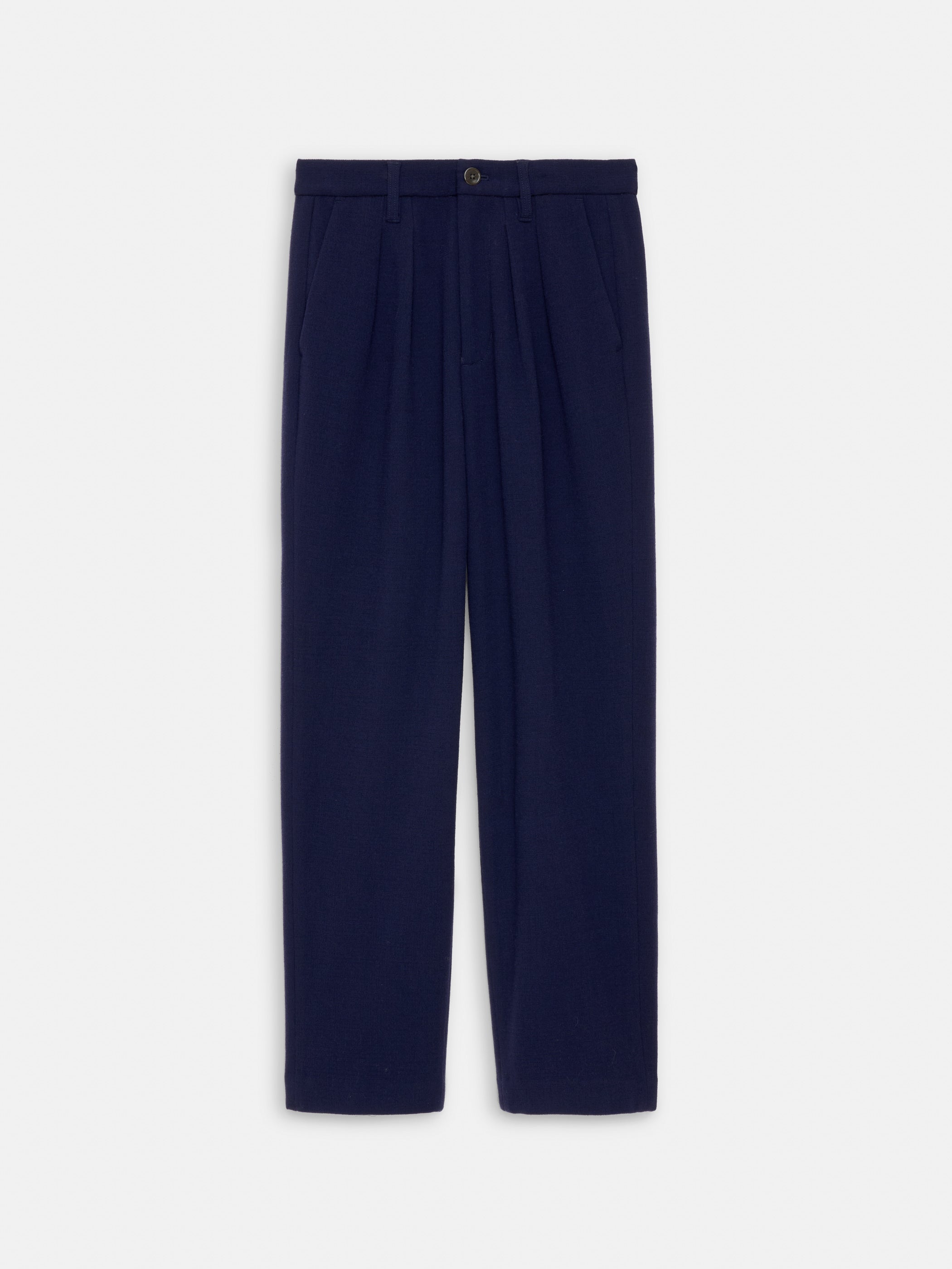 Becky Malinsky x Alex Mill Walker Pleated Pant in Wool Crepe