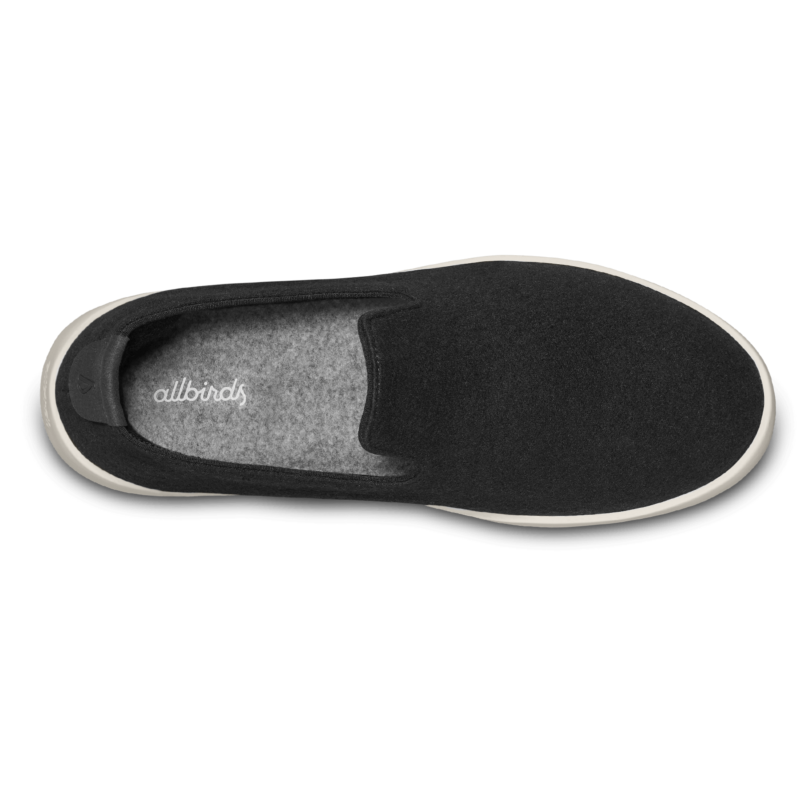 Men's Wool Lounger - True Black (Cream Sole)(8)