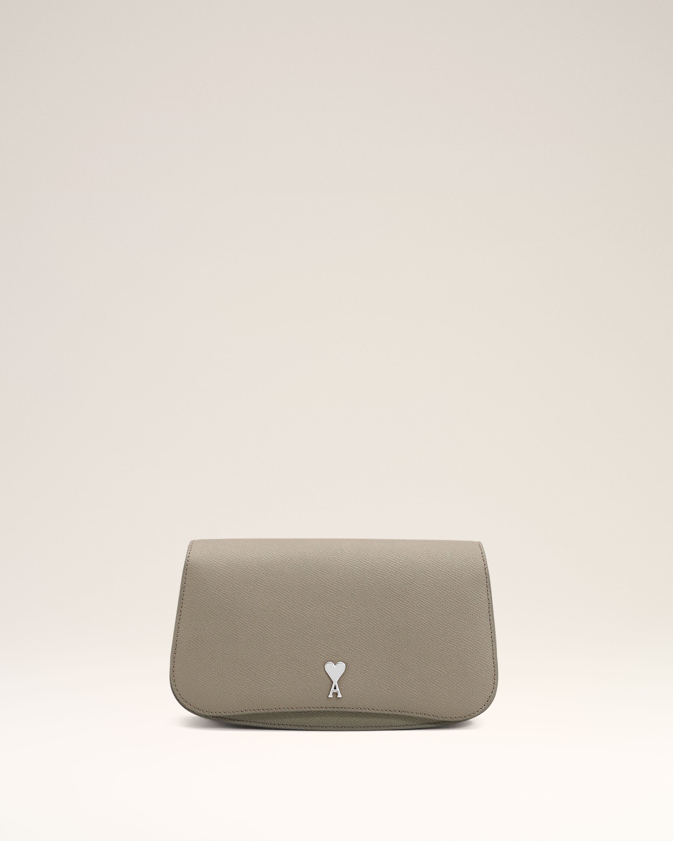 Grey Leather Crossbody Paris Paris Bag