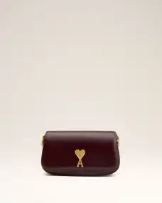 Burgundy Leather Shoulder Bag Paris Paris Bag
