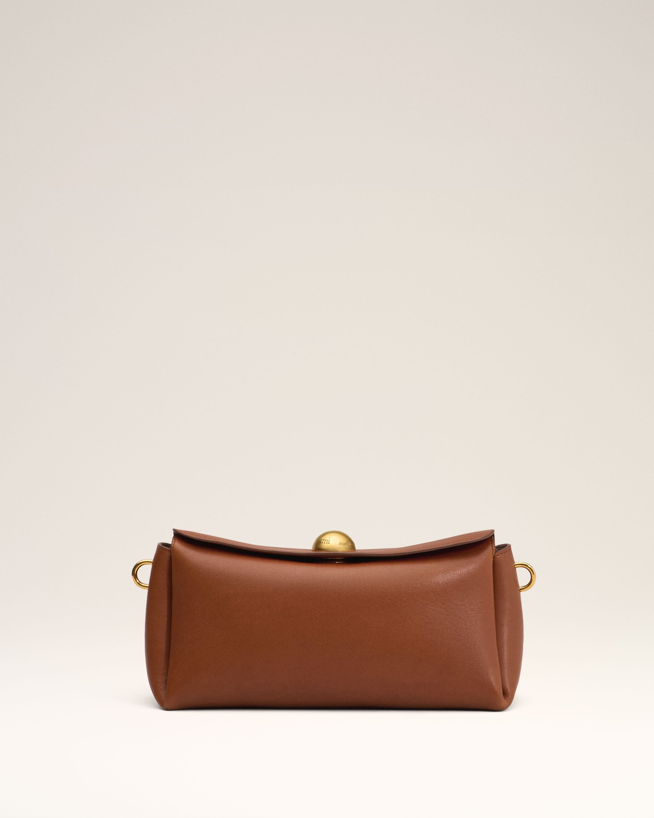 Brown Leather Carrousel Bag