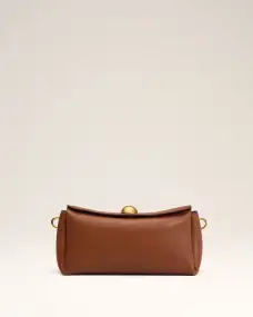 Brown Leather Carrousel Bag