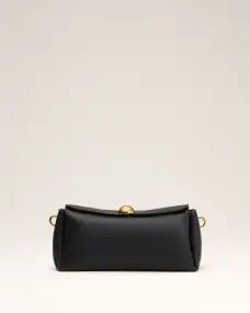 Black Leather Carrousel Bag