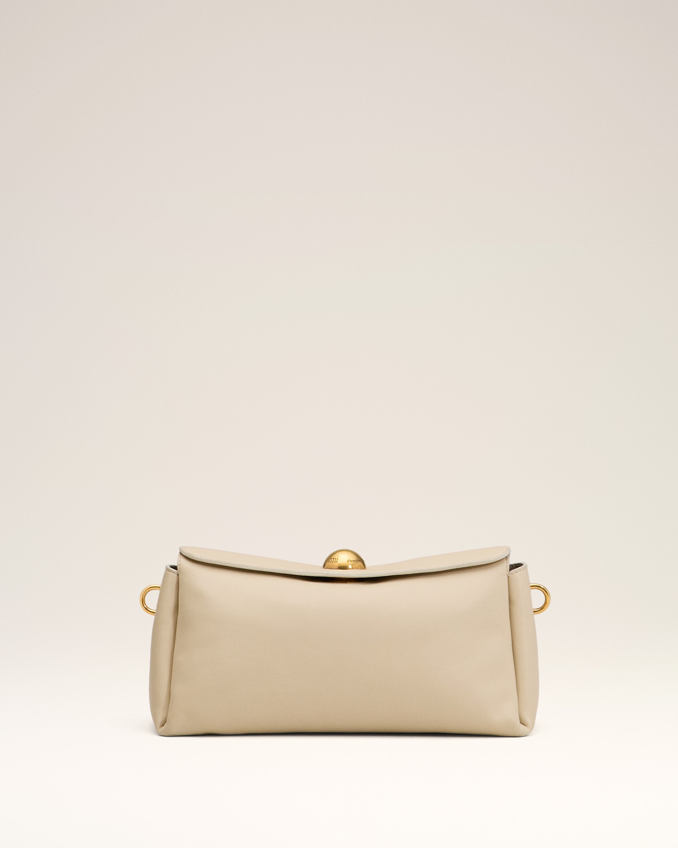 Beige Leather Carrousel Bag