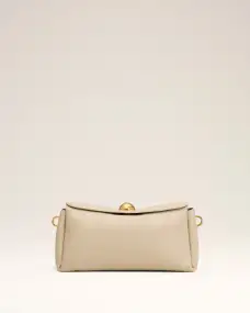 Beige Leather Carrousel Bag