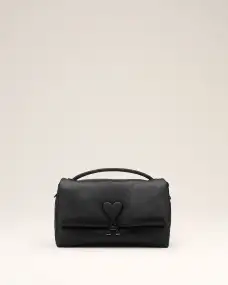 Black Leather Voulez-Vous Bag