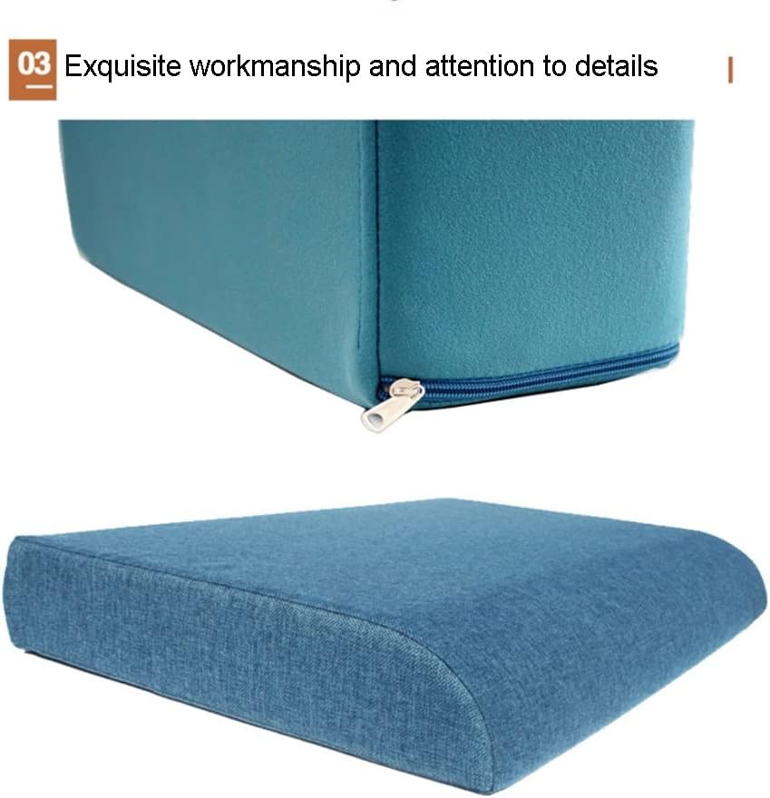 Sofa backrest Headboard Backrest Durable Sofa backrest Soft Large Backrest Pillow for Sofa Bed Bedroom Office Durable Back Cushion ( Color : Beige , Size : 65X48X15cm )(Beige,50X48X15cm)