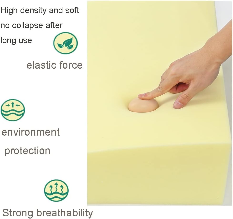 Sofa Backrest Sofa Cushion Linen Fabric Soft Sofa Pillow for Durable Back Cushion Sofa/Daybed/TV/Couch Office Chair Sofa backrest Pillow ( Color : Beige , Size : 100X50X8cm )(Beige,100X50X8cm)