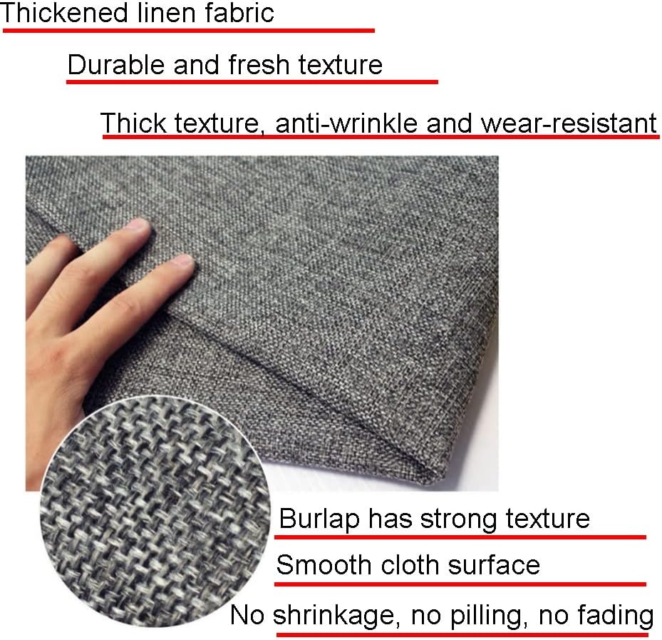 Sofa backrest Headboard Backrest Durable Sofa backrest Soft Large Backrest Pillow for Sofa Bed Bedroom Office Durable Back Cushion ( Color : Beige , Size : 65X48X15cm )(Beige,50X48X15cm)