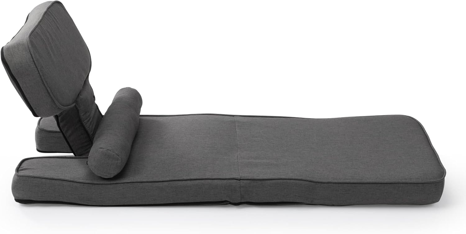 ZeHuoGe Folding Sofa Bed, Convertible Sleeper Chair Bed with Table, Gaming Floor Chair with 5-Position Adjustable Back Support, Small Comfy Couch, Festival Gift